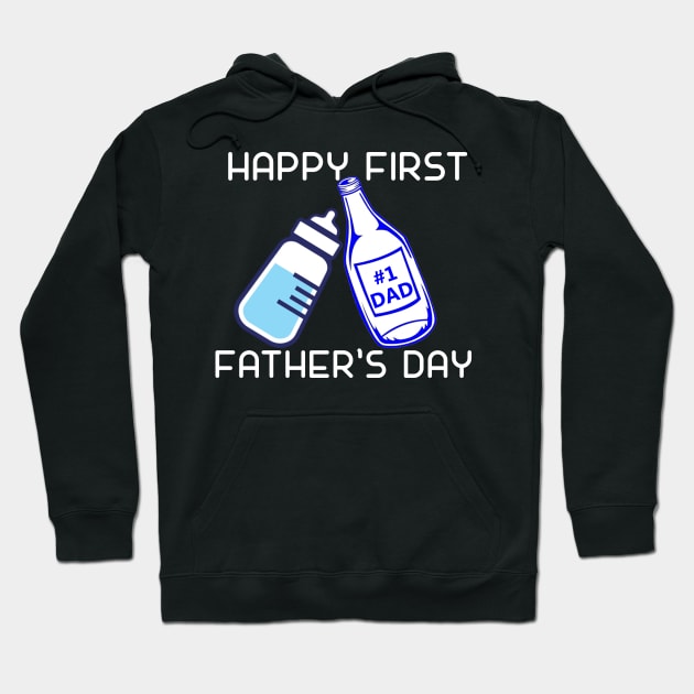 Fathers Day 2018 Happy First Fathers Day Fathers Day Gift Hoodie by nhatvv